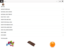 Tablet Screenshot of organicbullies.com